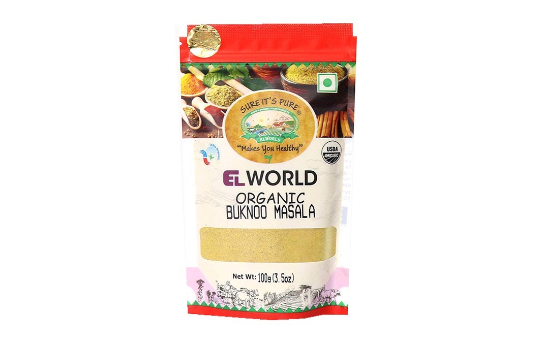 Elworld Organic Buknoo Masala    Shrink Pack  100 grams